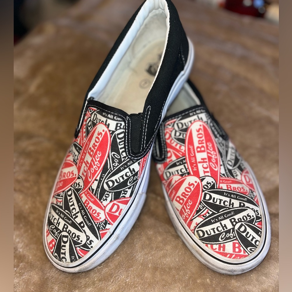 Dutch Bros slip-on men’s 7 shoes, RARE
